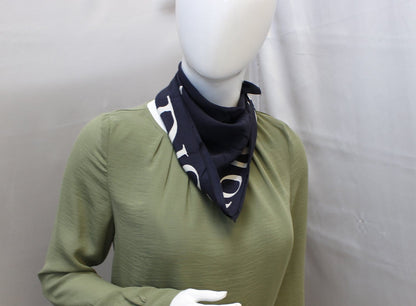 CHRISTIAN DIOR Black Dior Addict Handkerchief