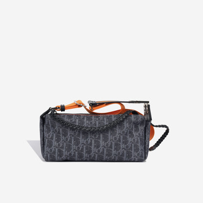 Christian Dior Denim Flight Bag - Vintage