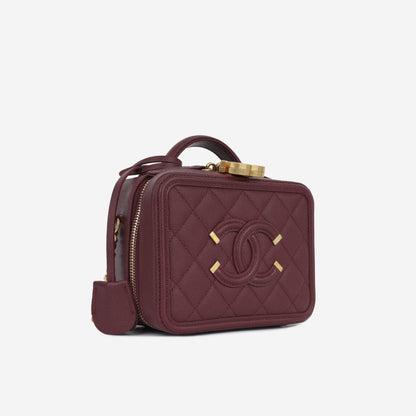 Chanel Filigree CC Vanity Case - Small