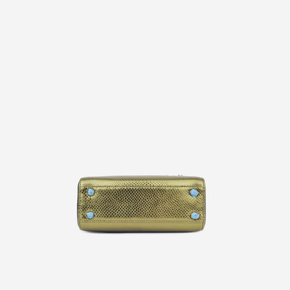 Christian Dior Mini Lady Dior - Silver/Gold