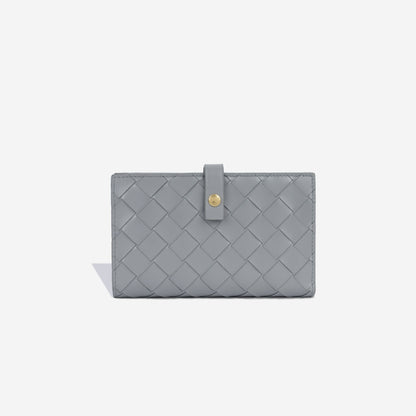 Bottega Veneta Woven Wallet - Grey