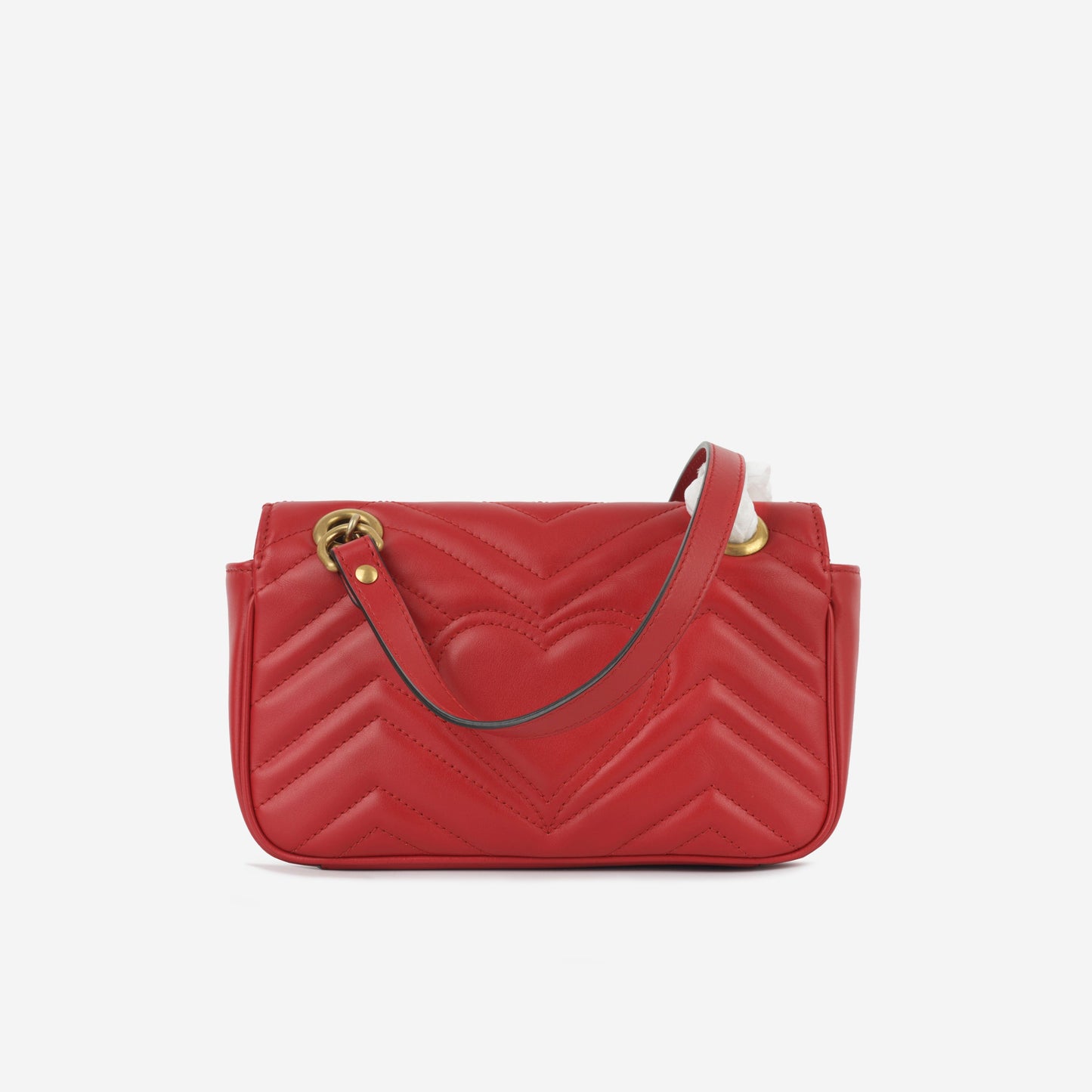 Gucci Mini Marmont - Red Calfskin