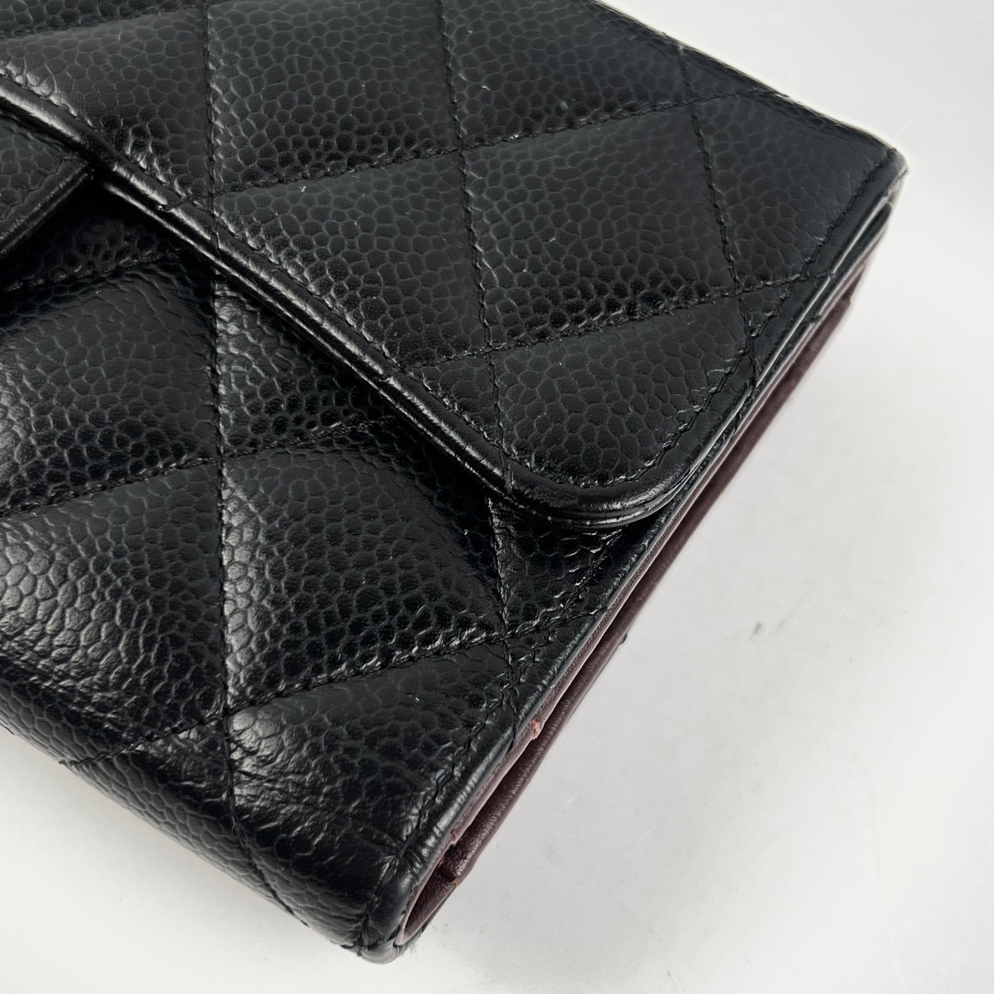Chanel Long Black Caviar Wallet