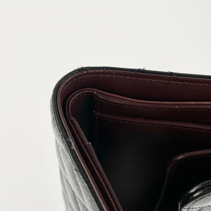 Chanel Long Black Caviar Wallet