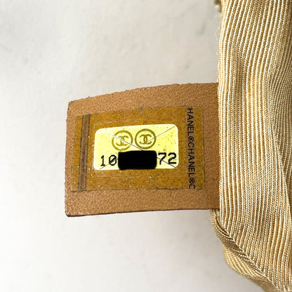 Chanel Camellia No. 5 Chocolate Canvas Pochette