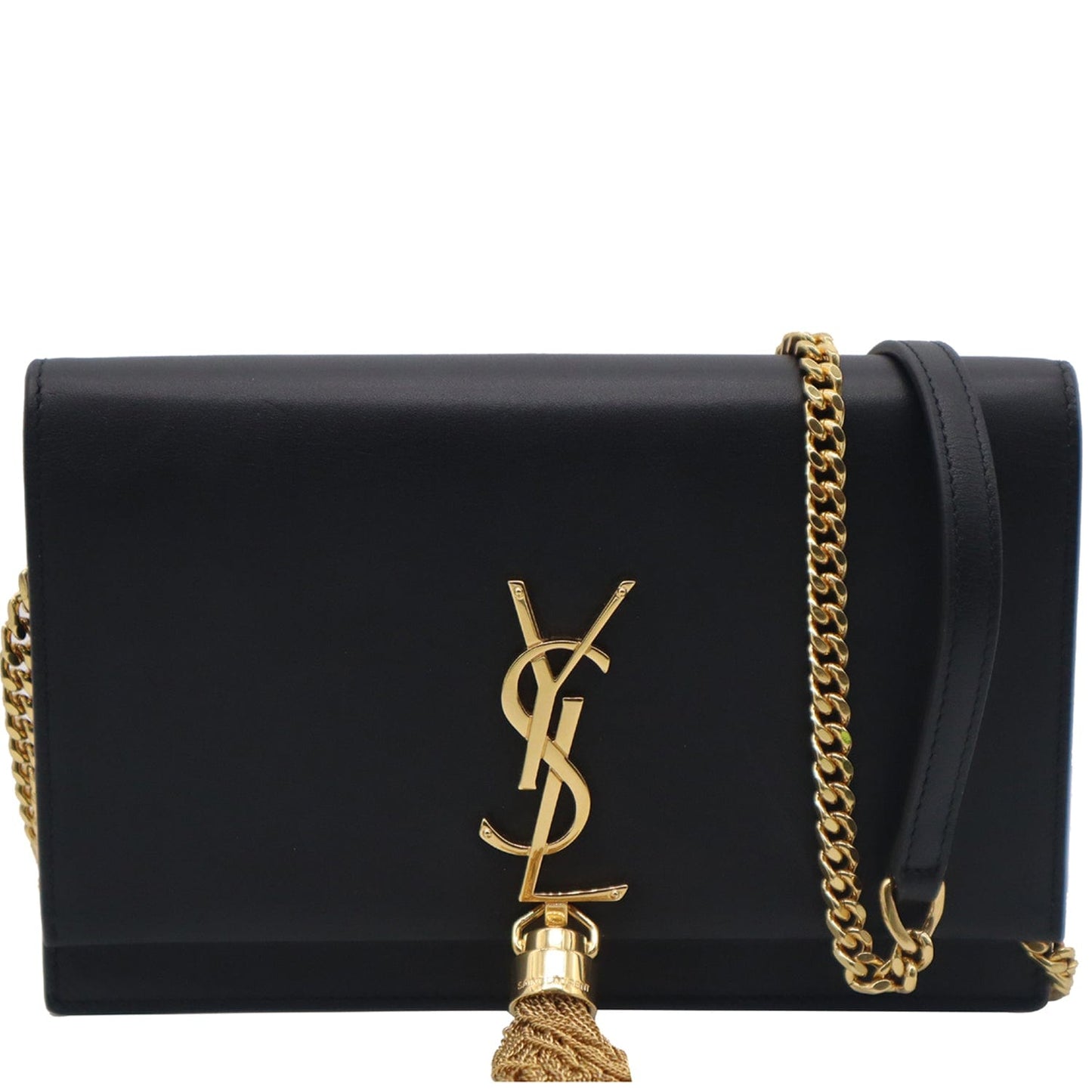 YVES SAINT LAURENT Kate Tassel Leather Crossbody Bag Black