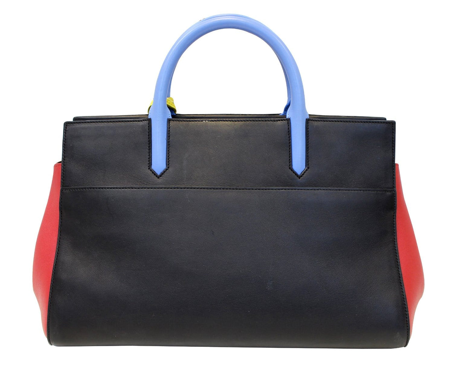 YVES SAINT LAURENT Calfskin Small Cabas Rive Gauche Satchel Bag