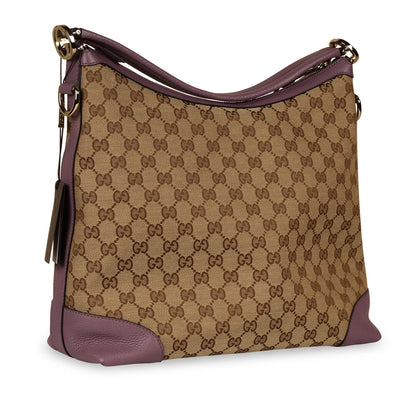 Gucci Canvas Hobo Tote