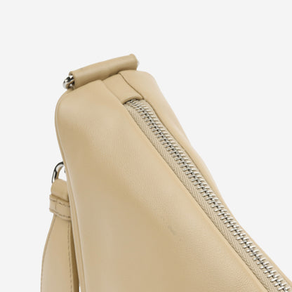 Prada Triangle Crossbody - Beige