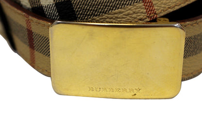 Burberry Barnsfield Horseferry Check Belt Size 38/95