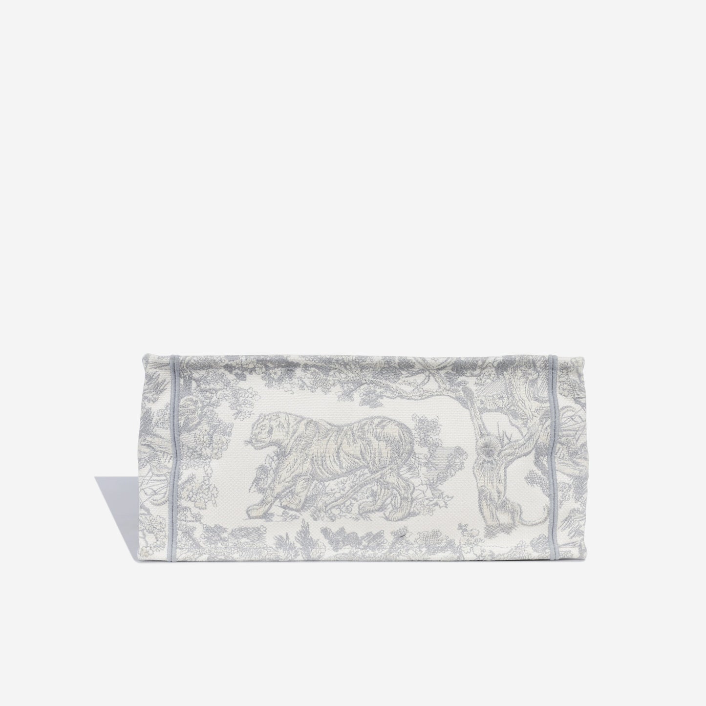 Christian Dior Small Book Tote - Grey Toile Du Jouy
