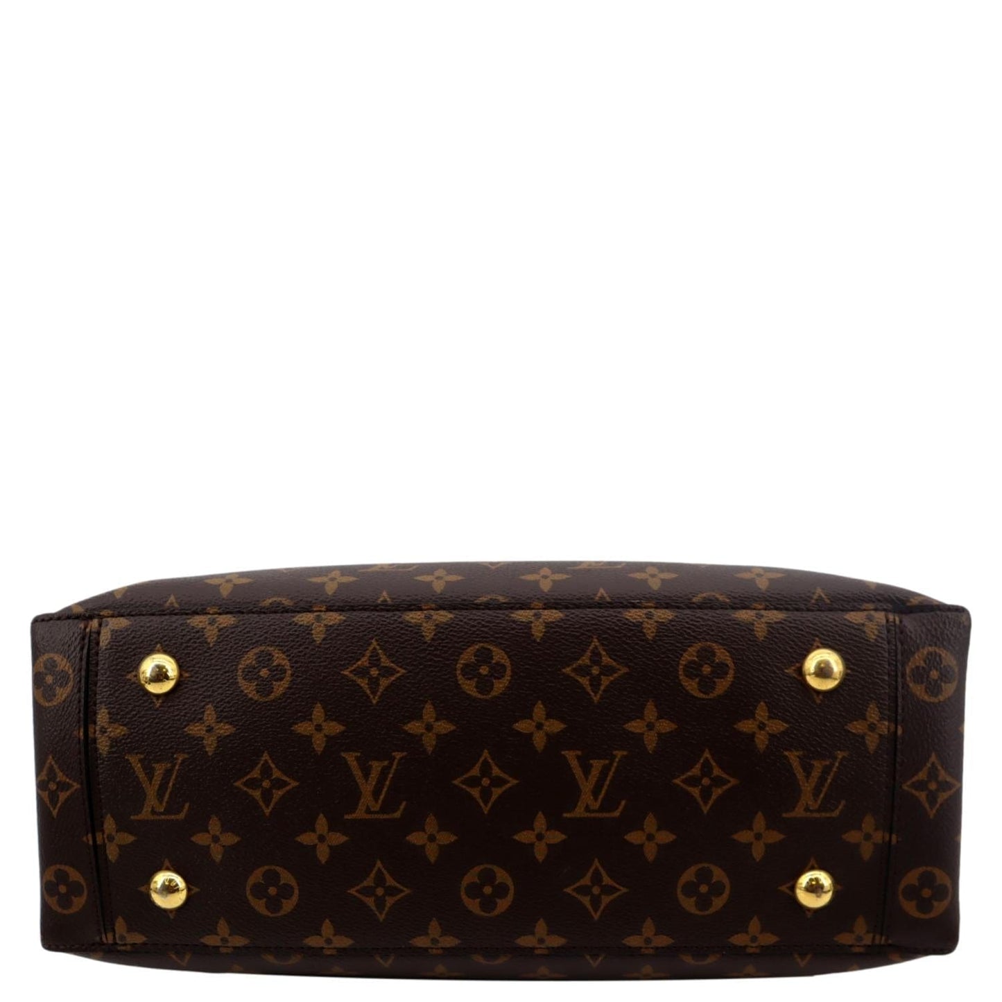 LOUIS VUITTON Flower Monogram Canvas Tote Shoulder Bag Cerise