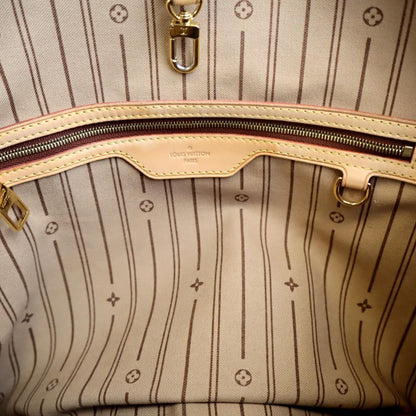 LOUIS VUITTON Delightful PM Monogram Canvas Hobo Bag Brown