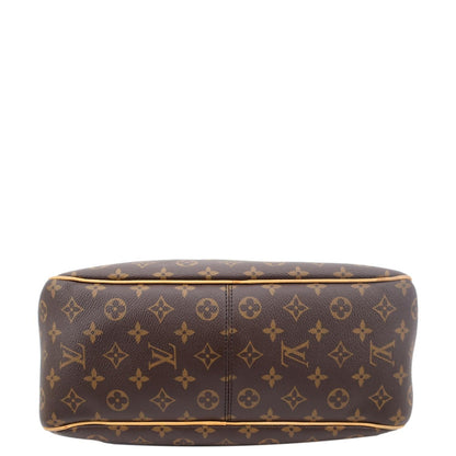 LOUIS VUITTON Delightful PM Monogram Canvas Hobo Bag Brown