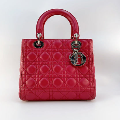 DIOR LADY MEDIUM  IN RED