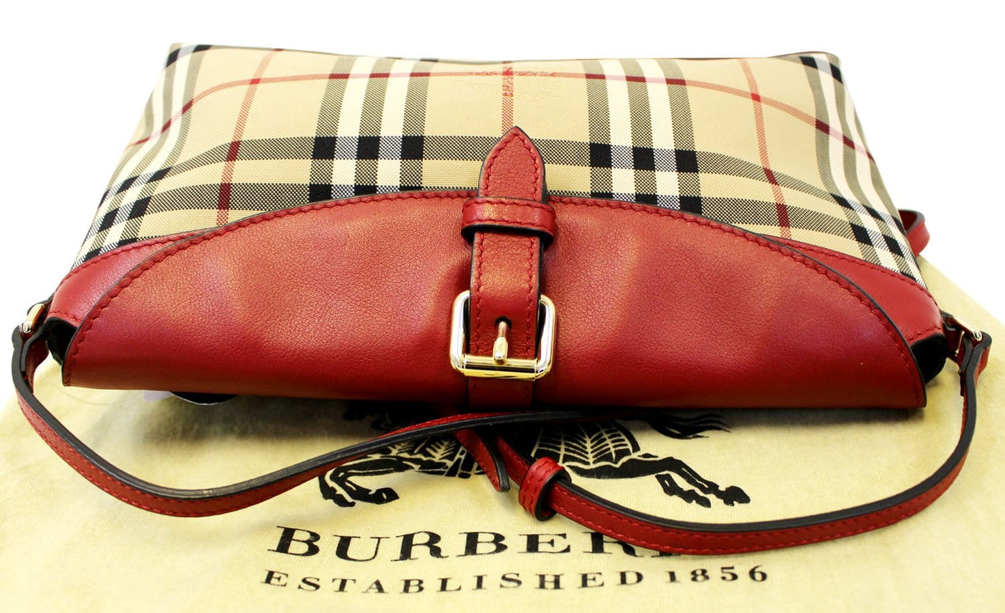 BURBERRY Small Horseferry check crossbody Bag