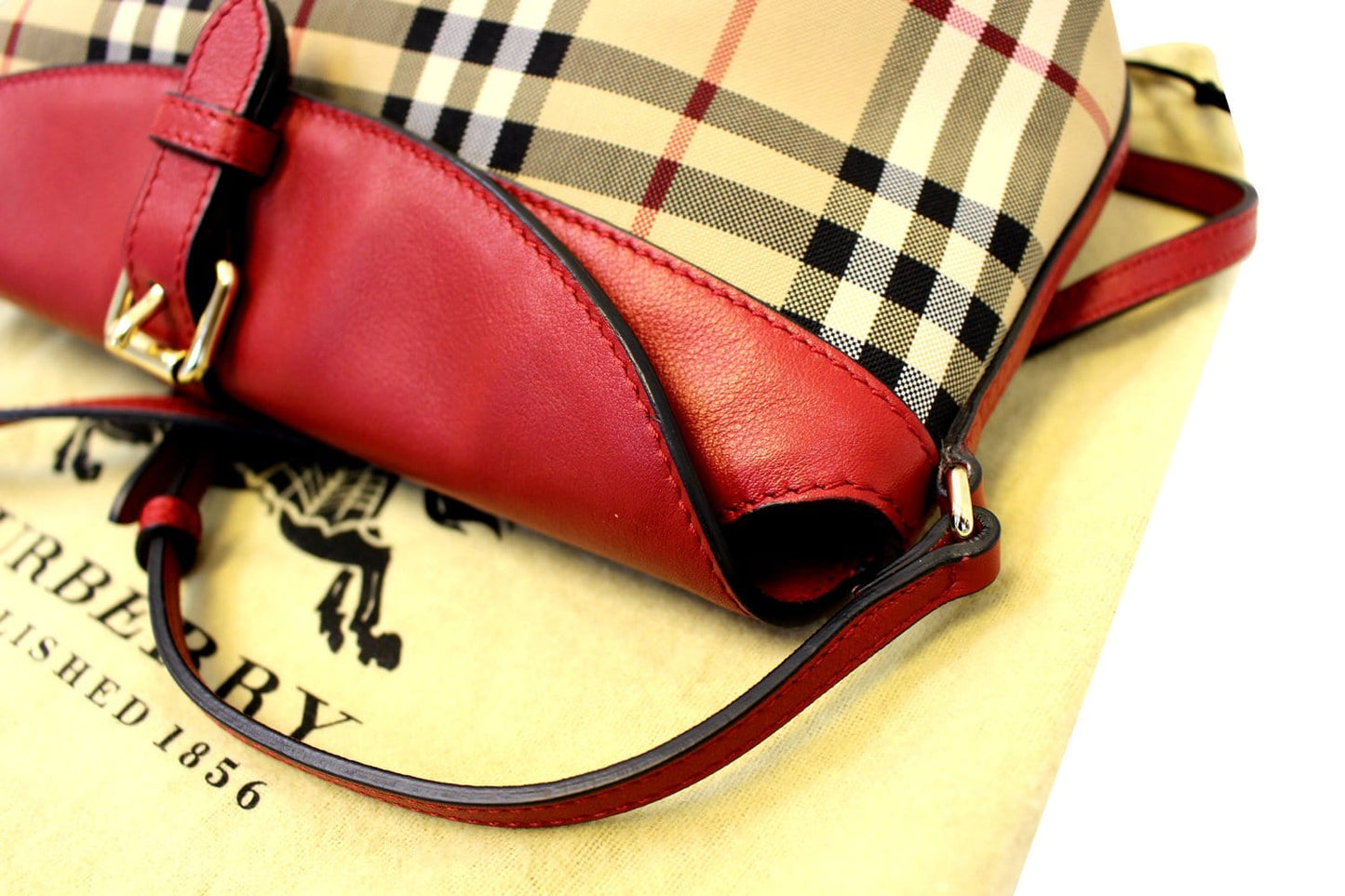 BURBERRY Small Horseferry check crossbody Bag