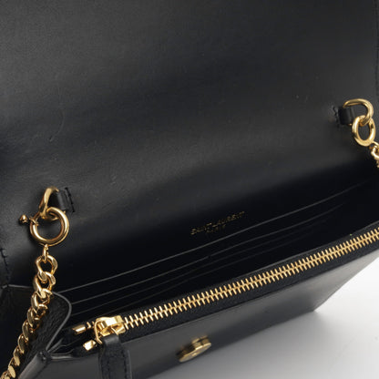 Saint Laurent Kate Chain Wallet With Tassel