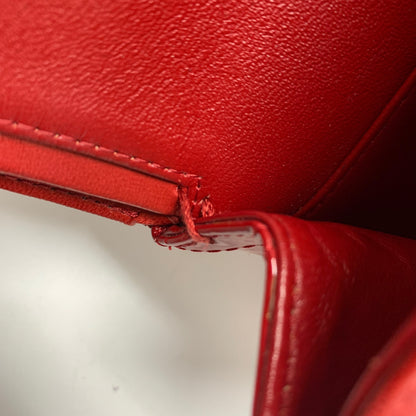 Chanel Medium Classic Double Flap Bag Patent Leather Red