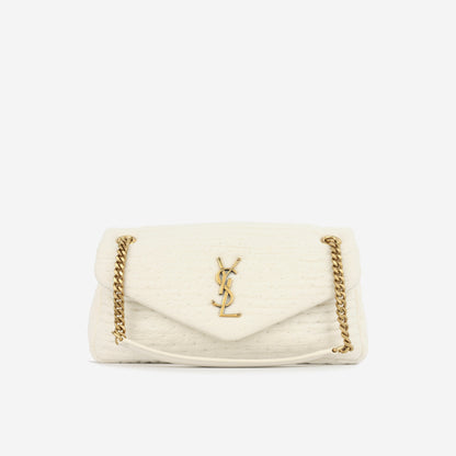 Saint Laurent Calypso - Cream Organza/Lambskin