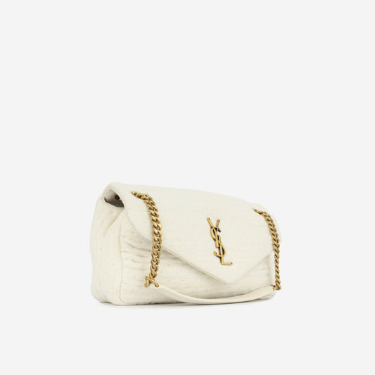 Saint Laurent Calypso - Cream Organza/Lambskin