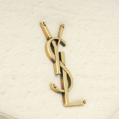 Saint Laurent Calypso - Cream Organza/Lambskin