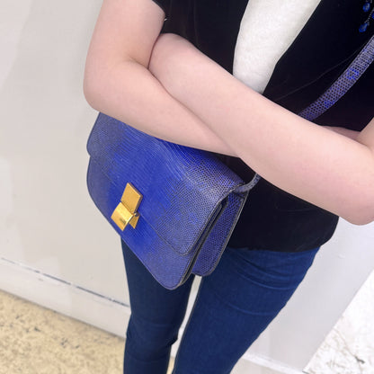 Celine Lizard Box Bag