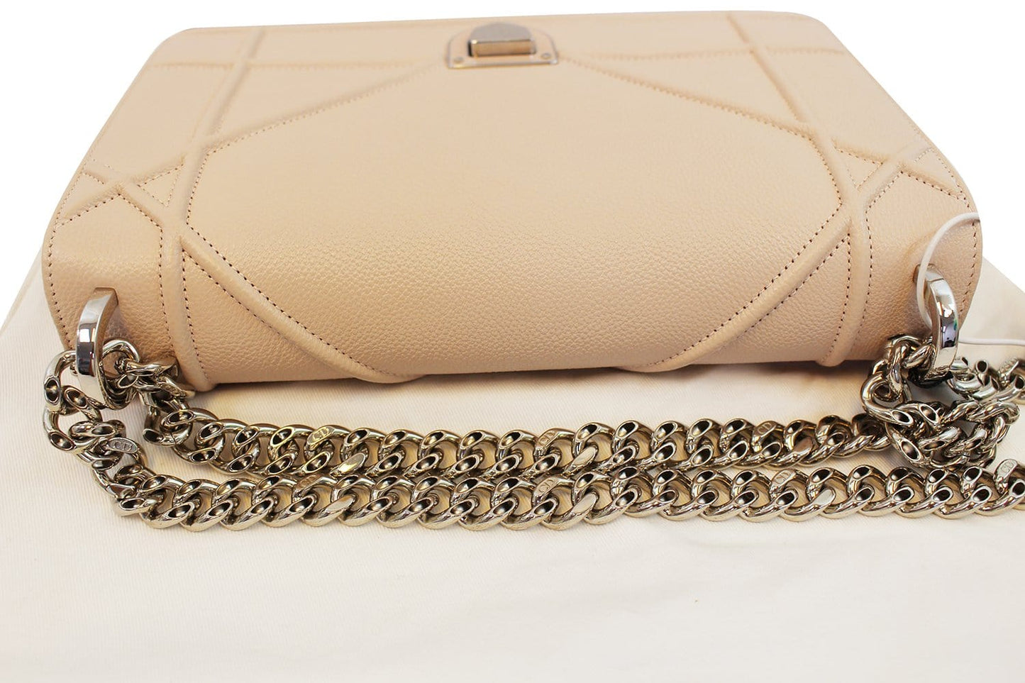 CHRISTIAN DIOR Bag - Diorama Light Pink Calfskin Shoulder Bag