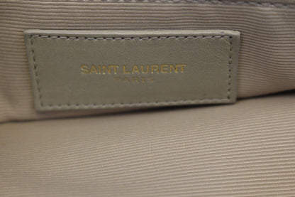 YVES SAINT LAURENT Matelasse Chevron Monogram Shopper Beige Bag - Final Call