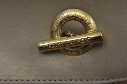 YVES SAINT LAURENT Matelasse Chevron Monogram Shopper Beige Bag - Final Call
