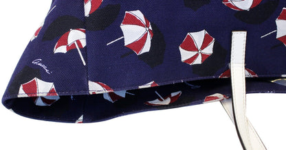 Gucci XL Canvas Umbrella Parasol Print Carry All Purse Tote Bag 286198