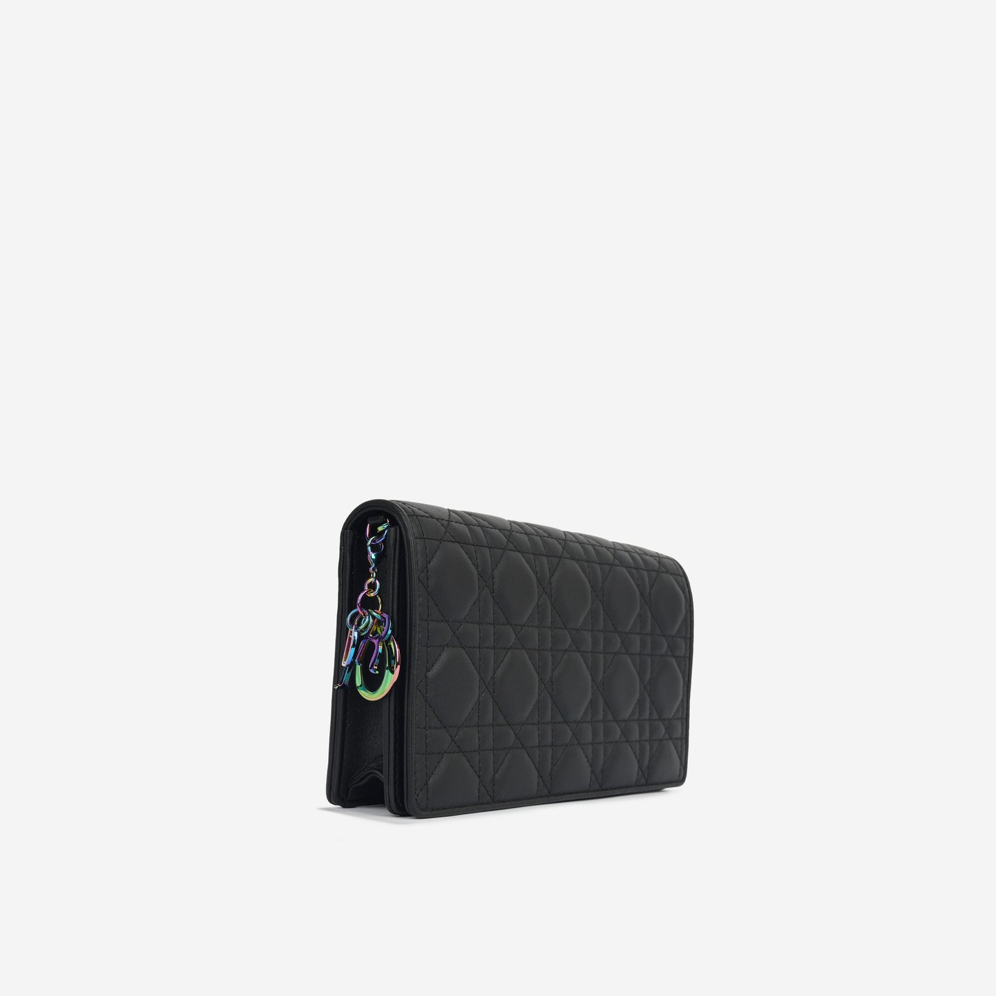 Christian Dior Lady Dior Pouch - Matte Black