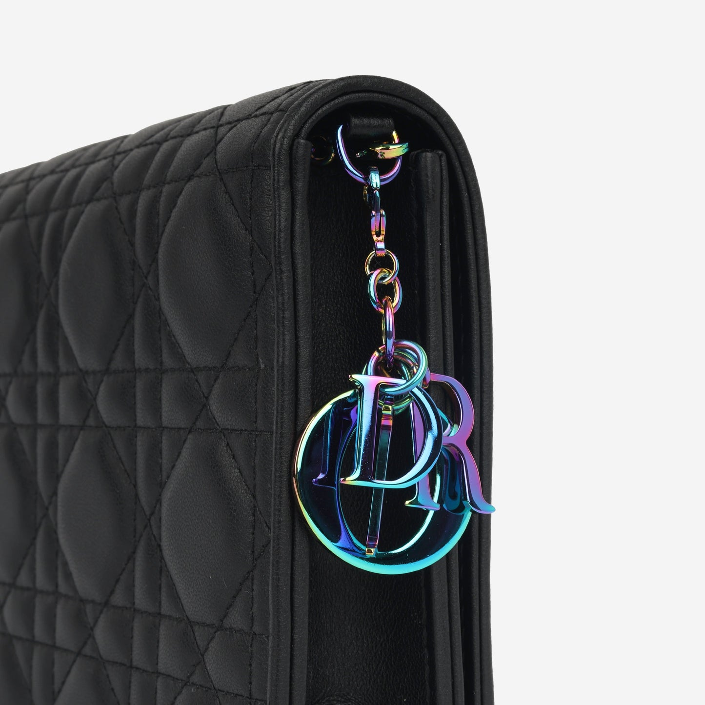 Christian Dior Lady Dior Pouch - Matte Black
