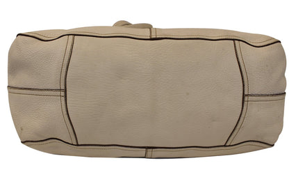 PRADA Milano Leather White Hobo Bag