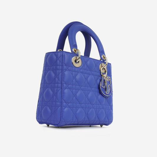 Christian Dior Small Lady Dior - Royal Blue