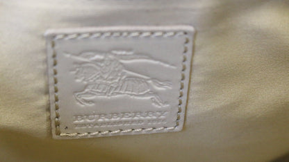 BURBERRY Quilted Patent Leather Brooke Hobo Handbag