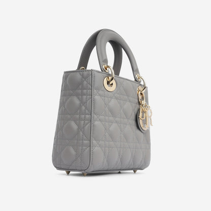 Christian Dior Small Lady Dior - Grey