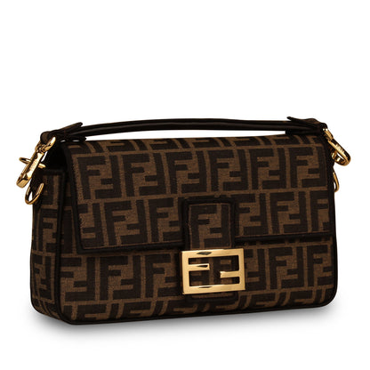 Fendi Zucca Canvas Baguette Bag - Medium