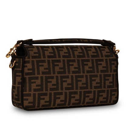 Fendi Zucca Canvas Baguette Bag - Medium