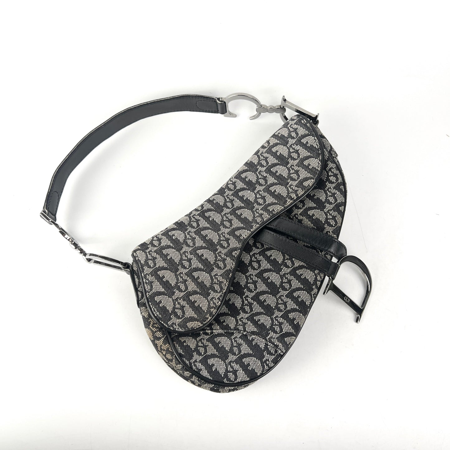 Christian Dior Vintage Saddle Oblique Bag