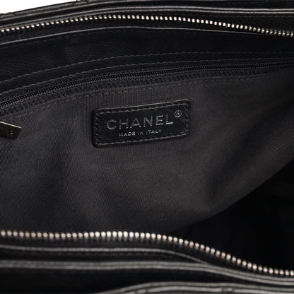 Chanel Quilted Shopper Tote - Black Caviar