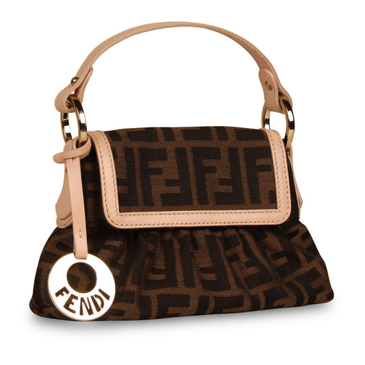 Fendi Zucca Chef Bag - Mini Pink Trim