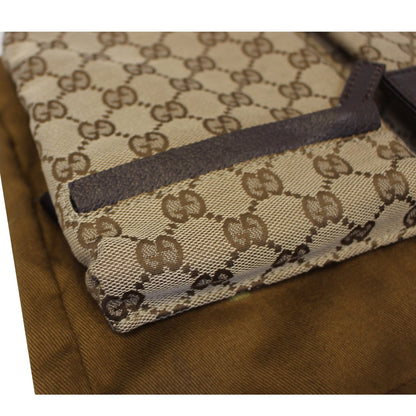 GUCCI Monogram Waist Bum Bag 28566 Brown