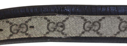 GUCCI Interlocking G Leather Monogram Belt 85/34
