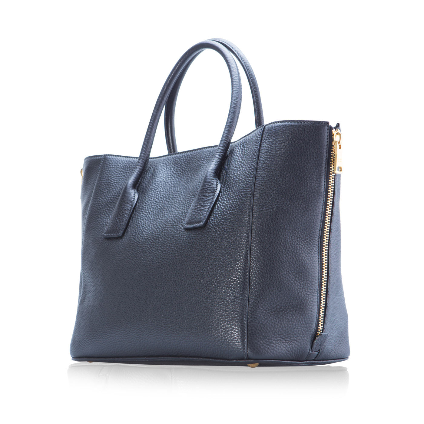 Prada Vit. Daino Twin Pocket Tote Shoulder