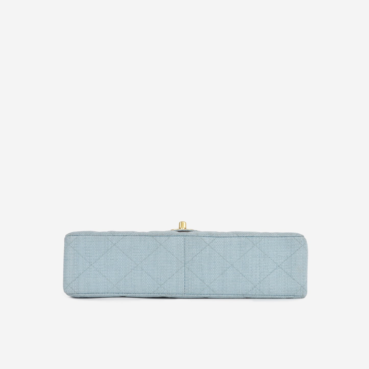 Chanel Classic Flap Bag - Blue Raffia
