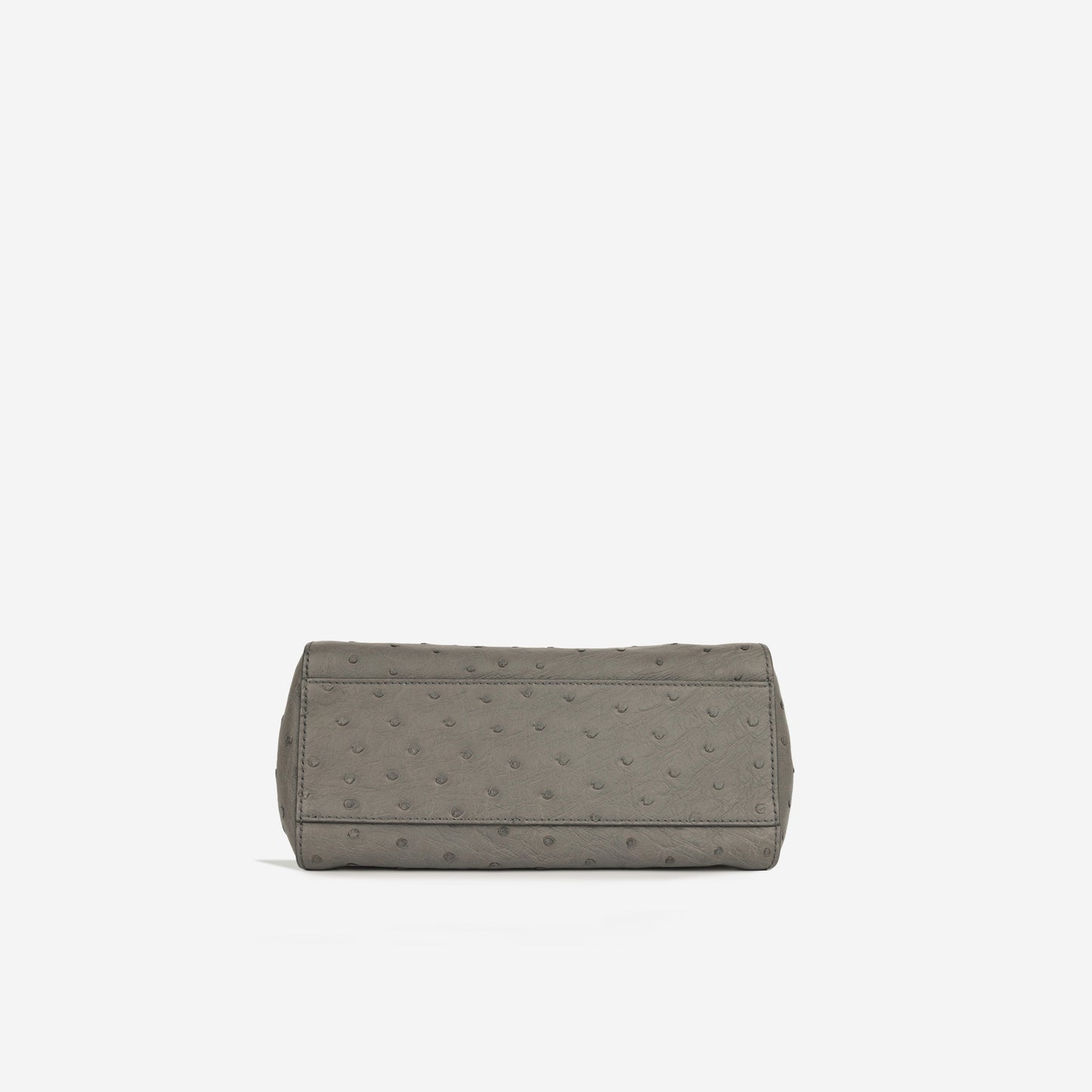 Fendi Mini Peekaboo - Grey Ostrich