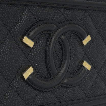 Chanel CC Filigree Clutch on Chain