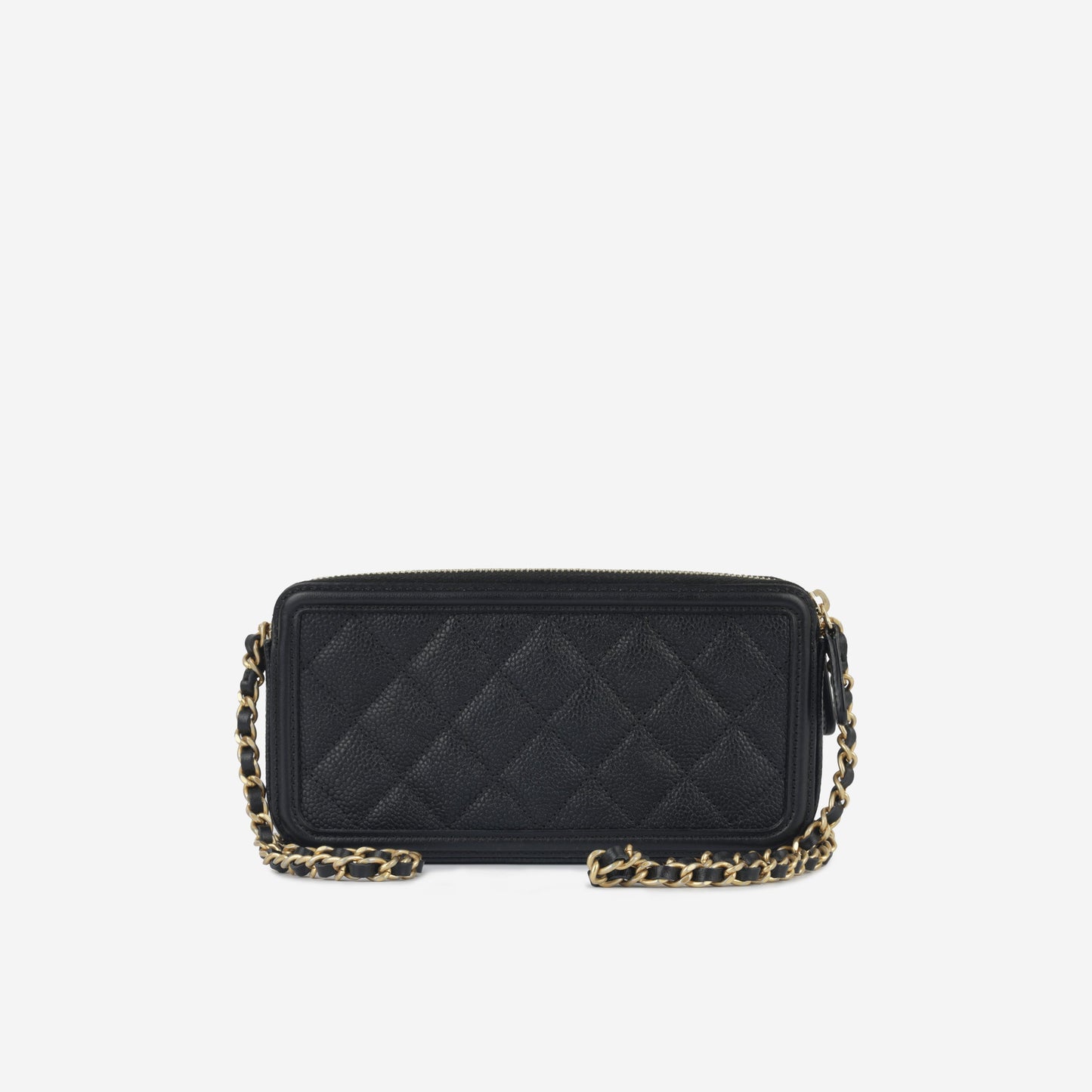 Chanel CC Filigree Clutch on Chain