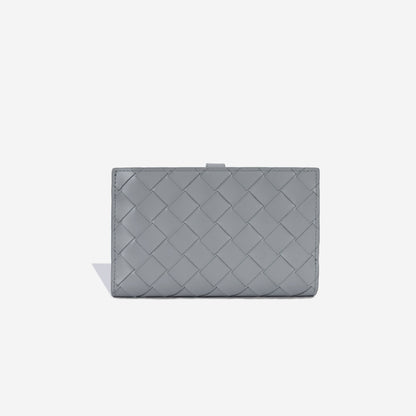 Bottega Veneta Woven Wallet - Grey